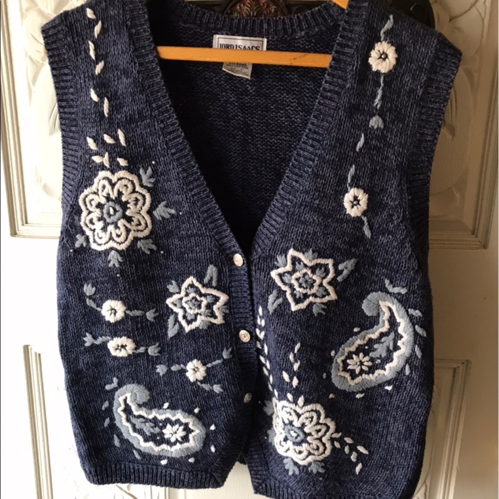 LOVELY VTG LORD ISAACS SWEATER VEST